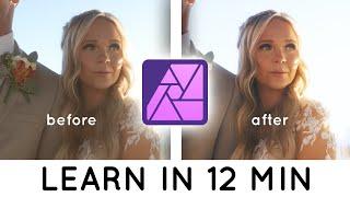 How to Edit Photos like a PRO in under 12 minutes || Batch Editing in Affinity Photo