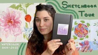 Sketchbook Tour | Watercolor Sketchbook Flip Through