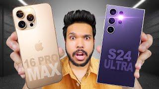 iPhone 16 Pro Max vs Samsung S24 Ultra *Biggest Comparison*