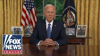 President Biden addresses the nation after dropping out of 2024 race