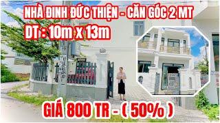 Chủ ngợp bán gấp nhà và đất full thổ cư 130m2, trả trước 800tr nhận nhà, về TP chỉ 30p