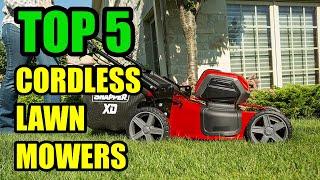 TOP 5: Best Cordless Electric Lawn Mowers 2021 | for Complete Yard Work