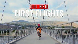 DJI NEO | First Flights in 4K (Wait for it...)