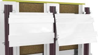Modfacade- Argeton Terracotta rainscreen over R-stud, glass-matt sheathing (best in 1080p)
