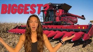 Harvesting With The World's BIGGEST Combine