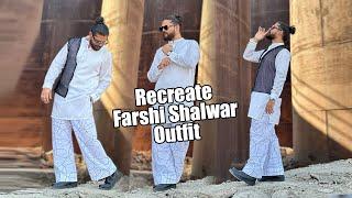 Create Farshi Shalwar Outfit Under Budget #farshishalwar #outfit