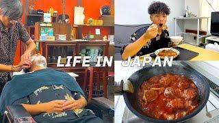 [Vlog] Daily life in Japan I got a new hairstyle and tried Ghibli cuisine!!