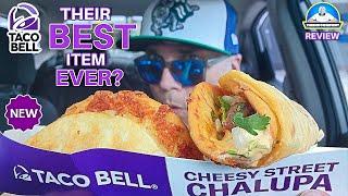 Taco Bell® Cheesy Street Chalupa Review! ️ | The BEST Taco Bell® item Ever? | theendorsement