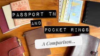 Passport Travelers Notebook vs Pocket Rings! A comparison