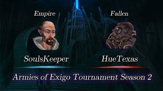 SoulsKeeper vs HueTexas - Armies of Exigo Tournament Season 2