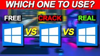 Never Do This Mistake - Free Windows vs Crack Windows vs Original Windows | Which one to USE? 2024