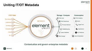 Getting Maximum Value from your Operational Data: Joe Perino (LNS Research) and Andy Bane (Element)