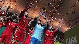 2014 FIFA World Cup Brazil: Spain wins the World Cup! (HD Gameplay)