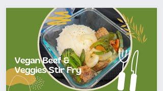 Super Easy Beef Vegetarian and Veggies Stir Fry| Vegan Recipe| Mira’s Kitchen.