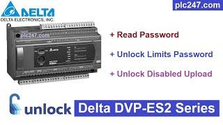 Read Password “DVP-ES2 Series ” PLC Delta