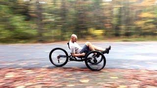 AZUB Ti FLY X full suspension recumbent trike with all 26" wheels