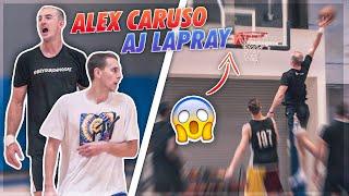 ALEX CARUSO VS AJ LAPRAY Gets INTENSE!!  | Jordan Lawley Basketball