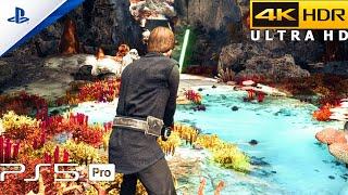 Star Wars Battlefront 2 (PS5 Pro) 4K 60FPS HDR Gameplay (Luke Skywalker)