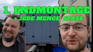 Erste Endmontage Iveco Daily und richtig viel Spaß mit @Pyro616 [Iveco Daily Post Koffer Ausbau T13]