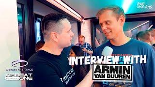 What Armin Van Buuren thinks about Airbeat One Festival, interview. Studio ASOT from behind. Recap