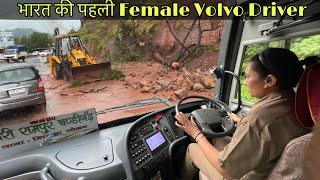 Journey With India’s First Female Volvo Bus Driver | 1.5 करोड़ की बस चलती है Seema Thakur