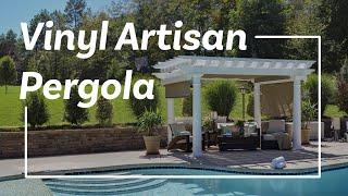 Vinyl Artisan Pergola - Stoltzfus Structures