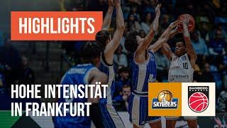 Hohe Intensität! SKYLINERS Frankurt - Bamberg Baskets - BBL Highlights