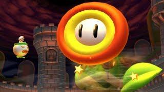 New Super Mario Bros U Deluxe - Evil Fire Flower Final Boss & Ending