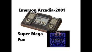 Arcadia 2001 by Emerson, System Overview and 4 Games Shown