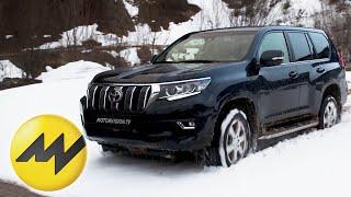 Winter-Offroad-Fahrschule im Toyota Landcruiser Prado, J 15 | Bei Eis und Schnee | Motorvision