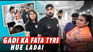 GADI KA FATA TYRE HUE LADAI | Family Fitness