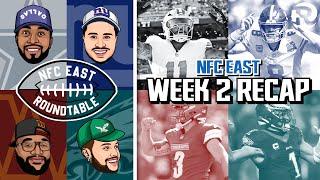 NFC East Roundtable | NFL Week 2 Recap