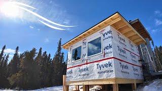 The Melt Strikes the Cabin. Roof Problems. Carpentry Heaven