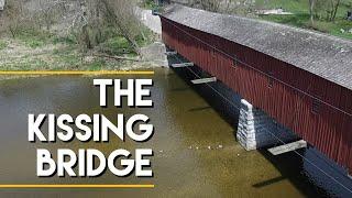 Explore the Kissing Bridge | Oldest Wooden Covered Bridge  | Westmontrose Ontario Canada