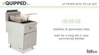 eQuipped LP Fryer with 70-lb Vat