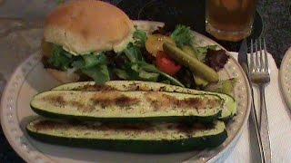 Oven- Broiled Zucchini And Hamburger Lunch