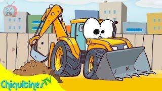 Los Vehículos de Construcción - Canción Infantil