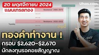 ความตึงเครียดรัสเซีย-ยูเครน ดันราคาทองคำเพิ่มขึ้น I แผนเข้าเทรดทองคำ 20 พ.ย. 2024