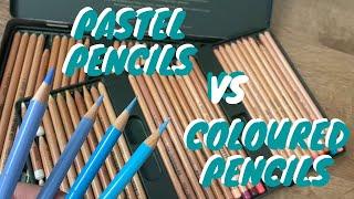 Pastel Pencils VS Coloured Pencils - What is the Difference?