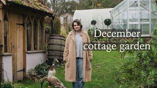 December Cottage Garden - Tidying the Garden, Making Leaf Mulch, and Runner Ducks