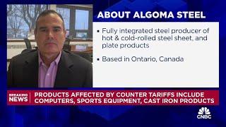 Algoma Steel CEO: 25% steel tariff would cause serious concern if in place for a long time