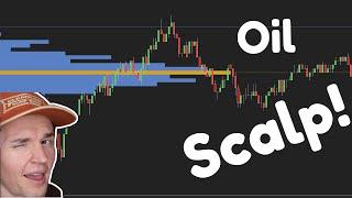 Oil (CL) Scalp Reversal with Bookmap and Volume Profile ️