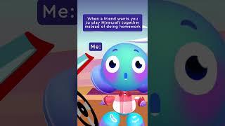 When a friend invites you to play Minecraft | Buddy the Robot | English for Kids | Buddy.ai