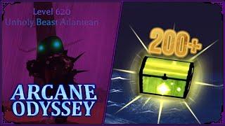 OPENING 200+ Golden / Silver Chests In INSANITY 5 | Roblox Arcane Odyssey