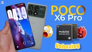 Poco X6 Pro 5g Unboxing | Dimensity 8300 Ultra Is Just Too Powerful | Bgmi 90fps