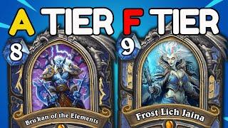 Hearthstone Hero Tierlist!