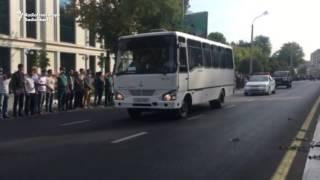 Uzbeks Line Capital's Streets After Karimov's Death