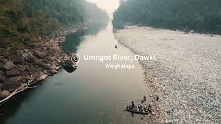 Umngot River || Dawki || DJI Mini 2 || Blue Print Creatives ||