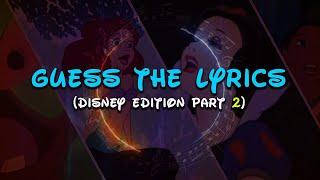 Classic Disney Song Lyrics Quiz - Part 2