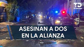 Hombre y mujer son asesinados a balazos en la colonia La Alianza en Monterrey